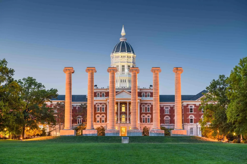 Columbia Missouri Historic University Campus